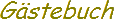 Gästebuch